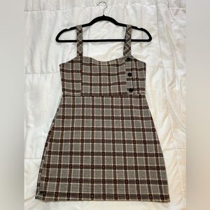 Plaid dress jumper
